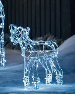 Reindeer Family Silhouette, 77 Cm