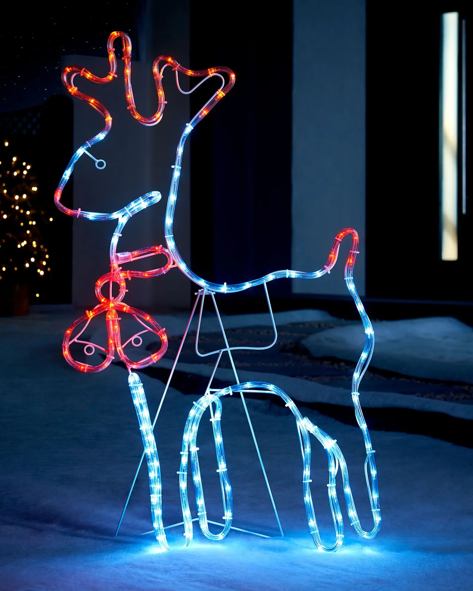 Reindeer Rope Light Silhouette, 92 Cm