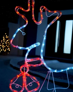Reindeer Rope Light Silhouette, 92 Cm