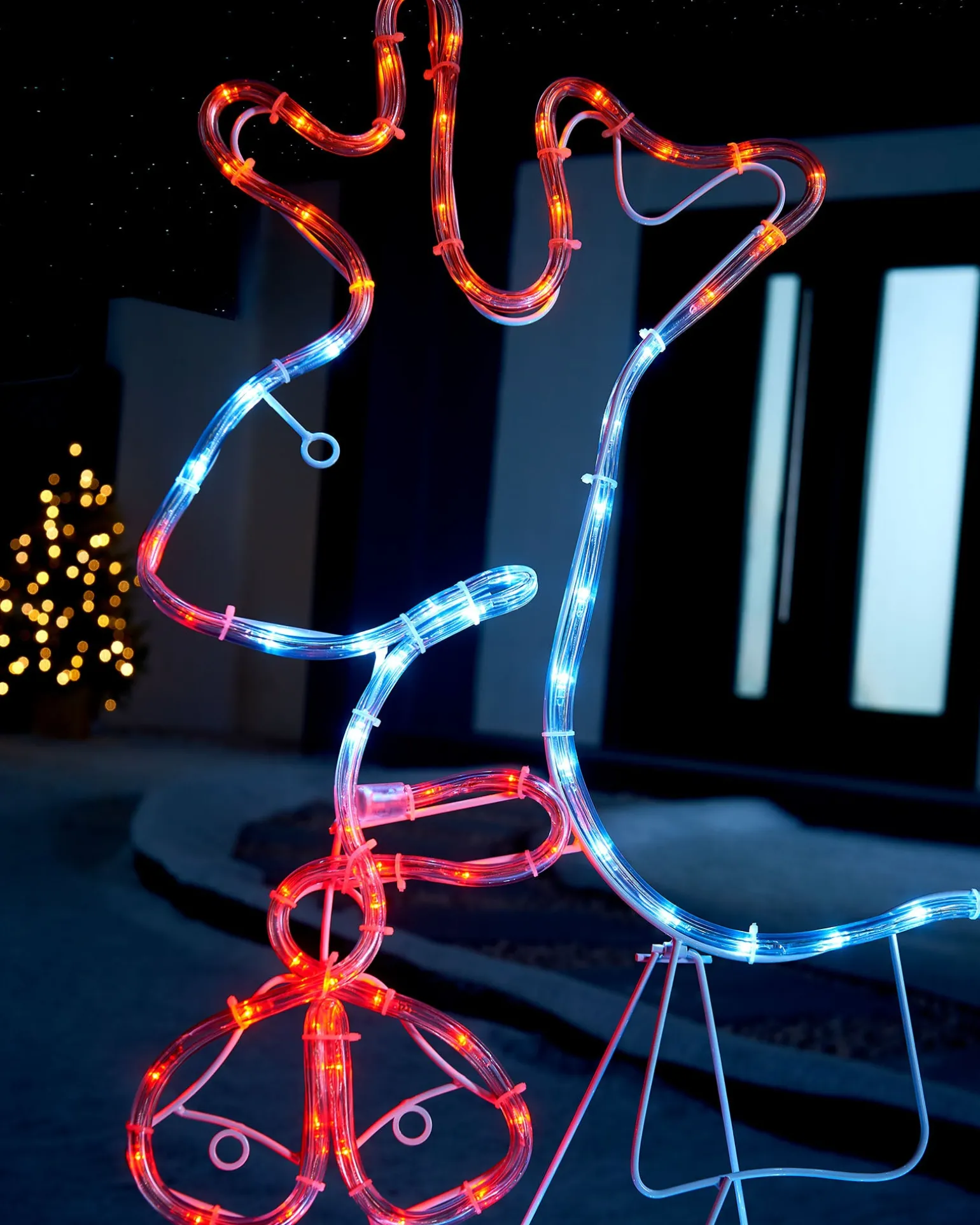 Reindeer Rope Light Silhouette, 92 Cm