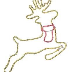 Reindeer Rope Light Silhouette, 48 Cm