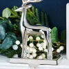 Reindeer Stocking Holder, Silver, 20 Cm