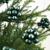 Sage Green Glass Berry Cluster Baubles, 10 Pack