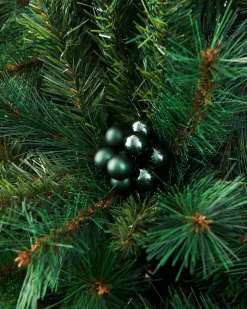 Sage Green Glass Berry Cluster Baubles, 10 Pack