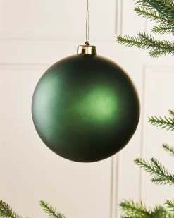 Sage Green Large Matt Shatterproof Bauble, 15 Cm