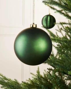 Sage Green Large Matt Shatterproof Bauble, 15 Cm