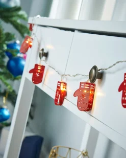 Santa Gloves LED Light String, 1.8 M