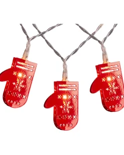 Santa Gloves LED Light String, 1.8 M