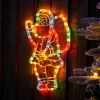 Santa Rope Light Silhouette, 41 Cm