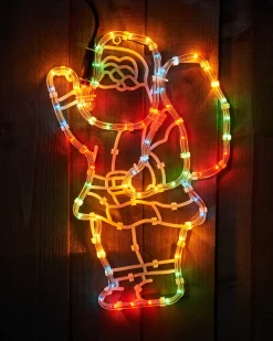 Santa Rope Light Silhouette, 41 Cm