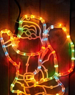 Santa Rope Light Silhouette, 41 Cm