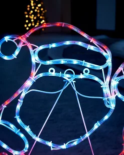 Santa Rope Light Silhouette, 59 Cm