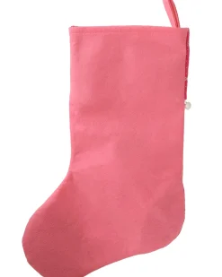 Santa Stocking, Pink/Purple, 48 Cm