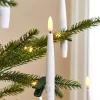 Set Of 12 LED Clip On Candles, 15 Cm