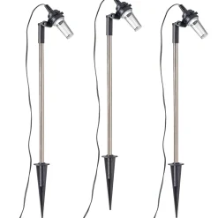 Set Of 3 LED Snowflake Projector Lights, 72 Cm
