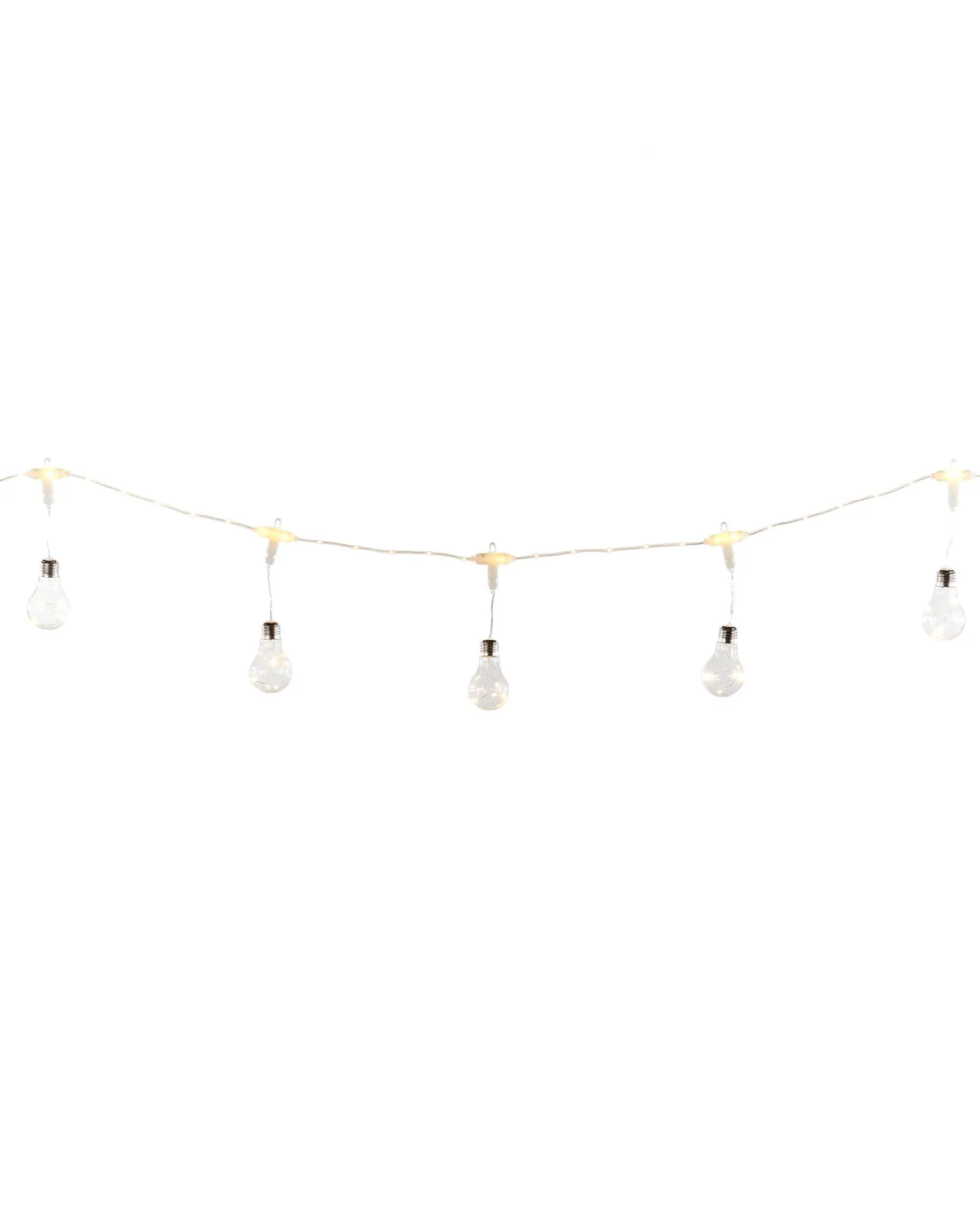 Set Of 10 Light Bulbs Light String, Warm White, 2.8 M