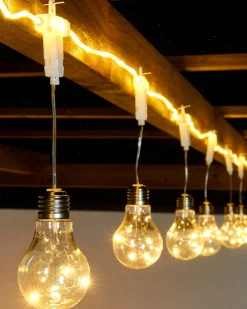 Set Of 10 Light Bulbs Light String, Warm White, 2.8 M