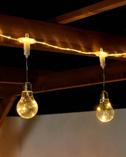 Set Of 10 Light Bulbs Light String, Warm White, 2.8 M