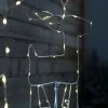 Set Of 2 Reindeer Pathway Stake Lights, 1 M