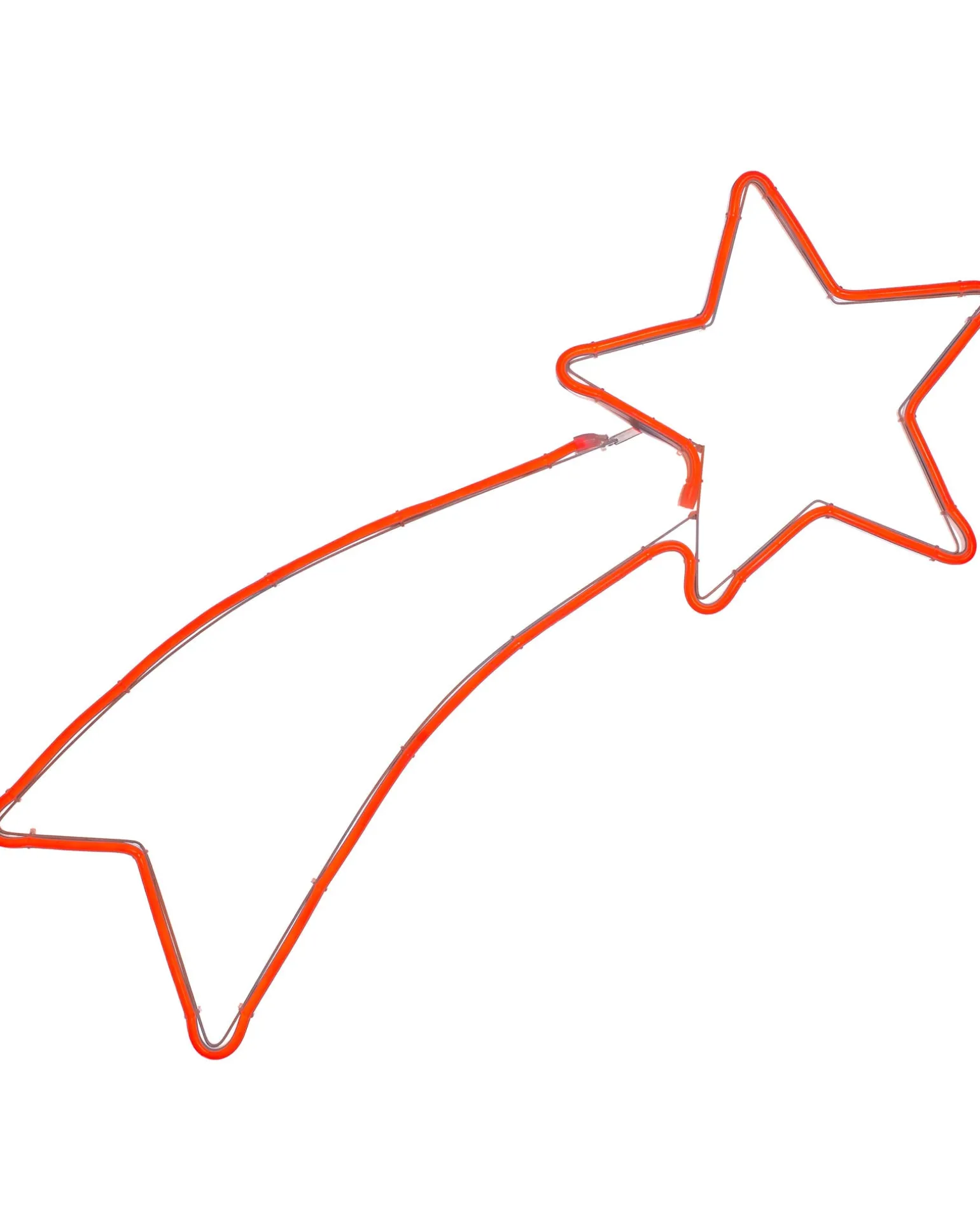 Shooting Star Neon Rope Light Silhouette, 70 Cm