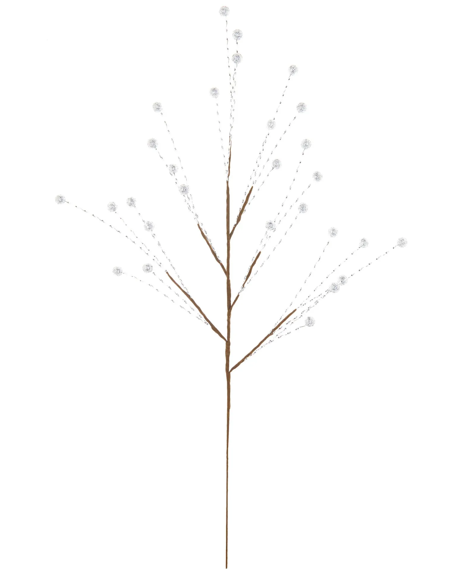 Silver Berry Christmas Tree Spray, 78 Cm