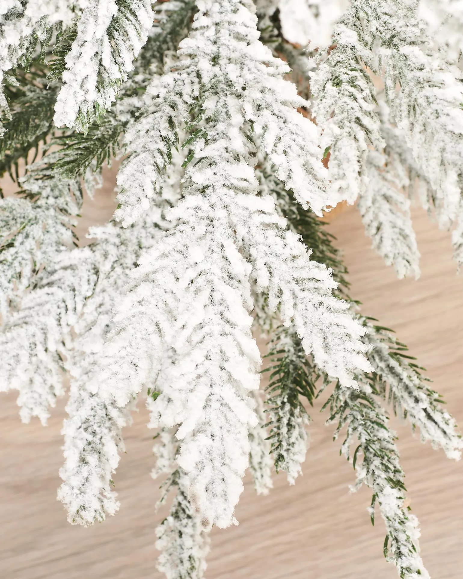 Snow Flocked Potted Christmas Tree, 2 Ft