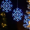 Snowflake Silhouette, Blue, 36 Cm