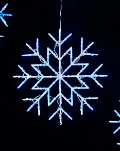 Snowflake Silhouette, Blue, 36 Cm