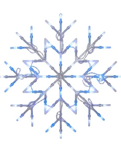 Snowflake Silhouette, Blue, 36 Cm
