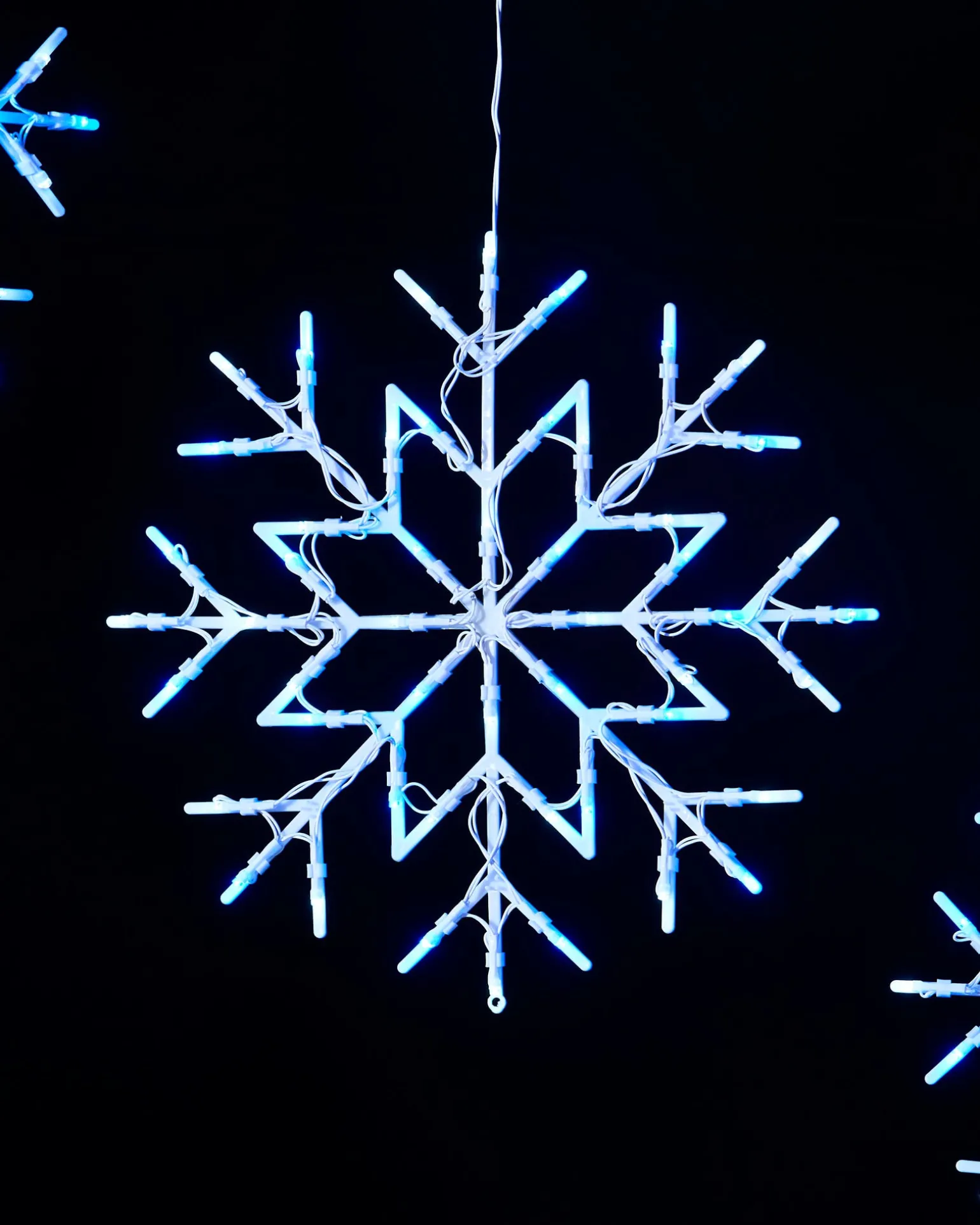 Snowflake Silhouette, Blue, 36 Cm