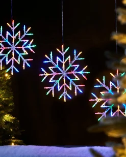 Snowflake Silhouette, Multi-Coloured, 36 Cm