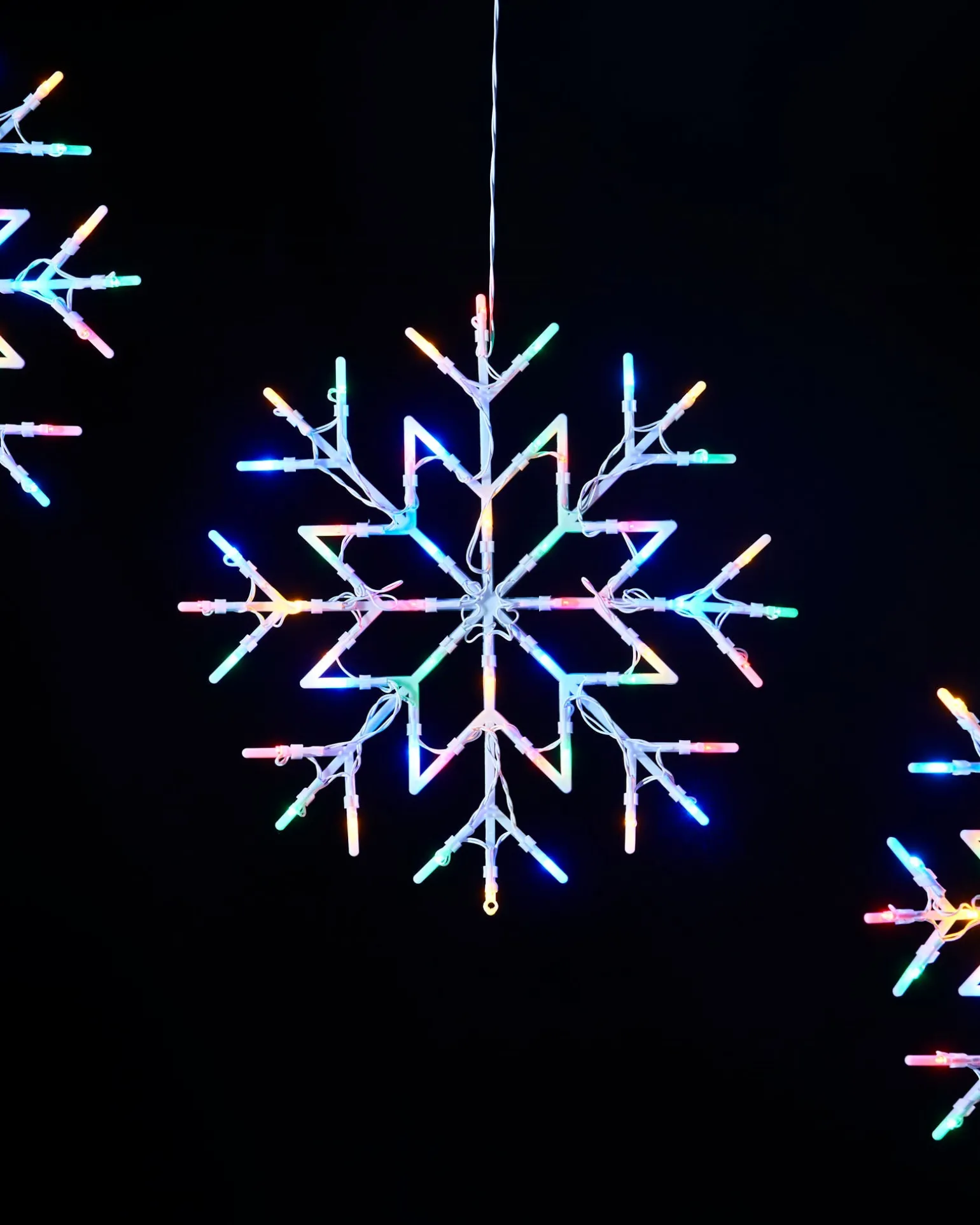 Snowflake Silhouette, Multi-Coloured, 36 Cm