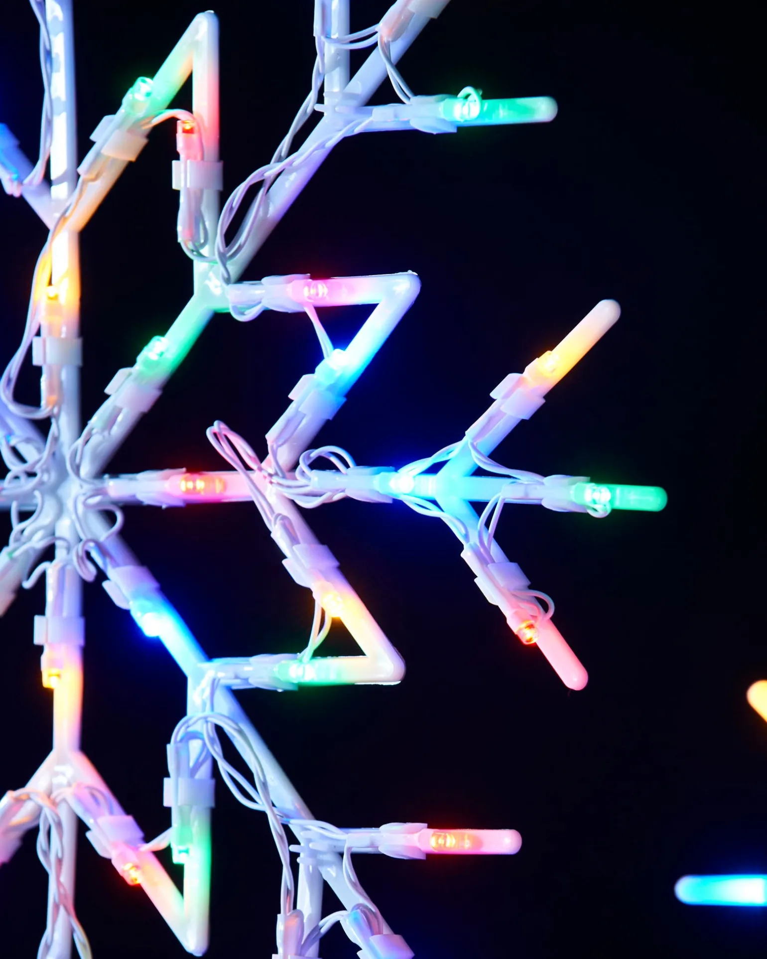 Snowflake Silhouette, Multi-Coloured, 36 Cm