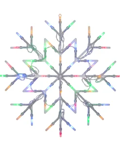 Snowflake Silhouette, Multi-Coloured, 36 Cm