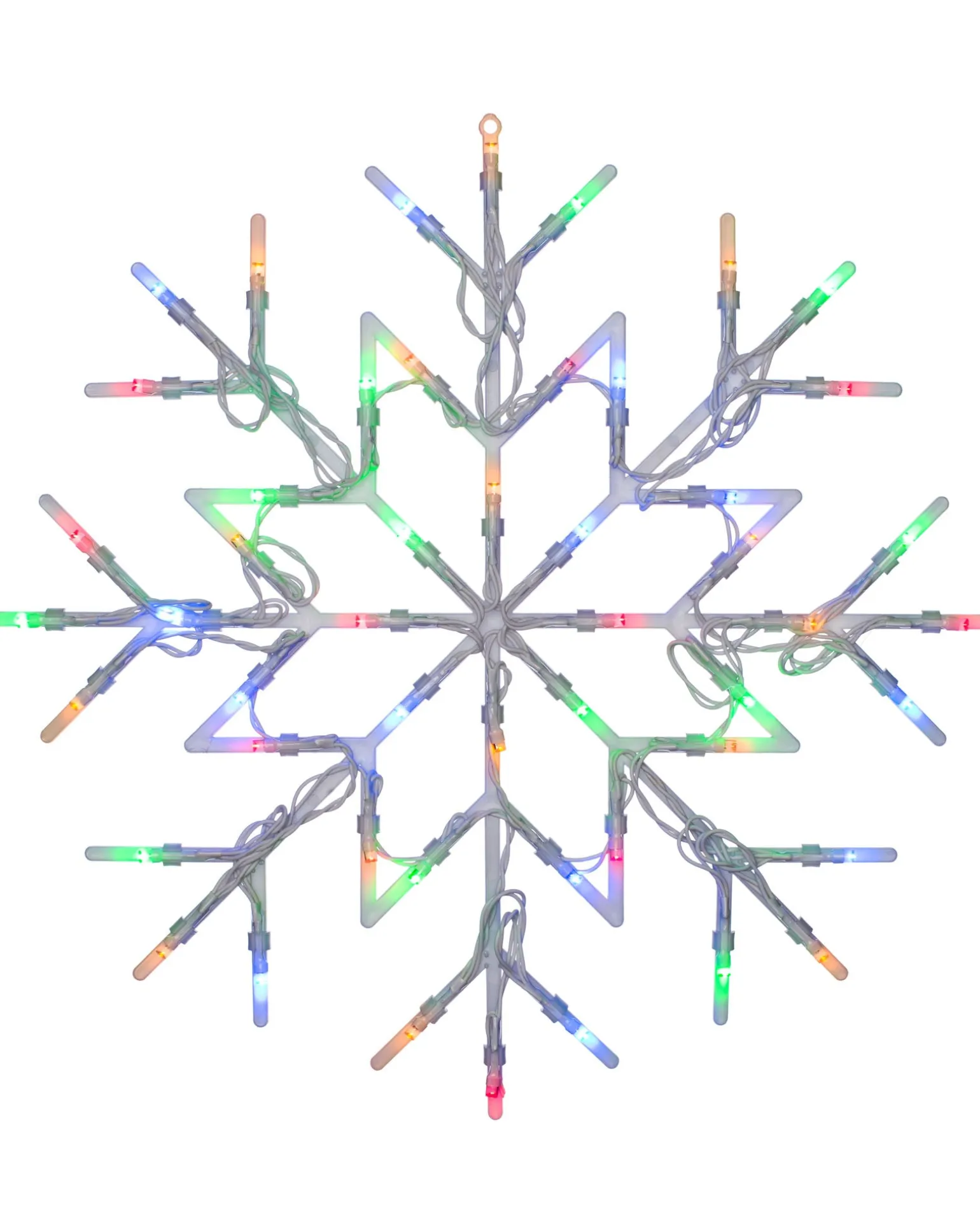 Snowflake Silhouette, Multi-Coloured, 36 Cm
