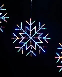 Snowflake Silhouette, Multi-Coloured, 36 Cm