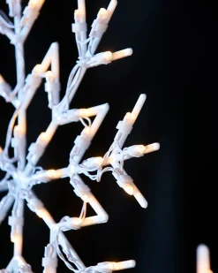 Snowflake Silhouette, Warm White, 36 Cm