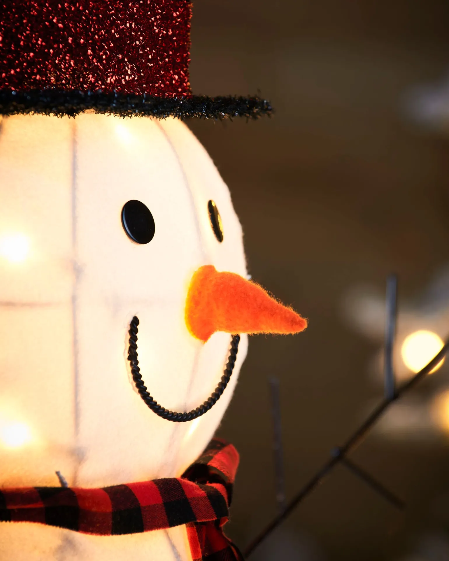 Snowman Silhouette, 95 Cm