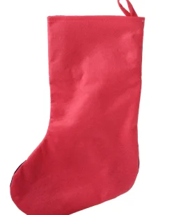Snowman Stocking, Pink/Purple, 48 Cm