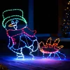 Snowman With Fire Rope Light