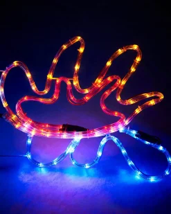 Snowman With Fire Rope Light