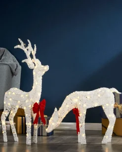 Stag & Deer Reindeer Silhouette, 90 Cm