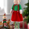 Standing Elf Figurine With Extendable Legs, 60-109 Cm