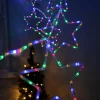 7-Star Motif Rope Light Silhouette, Multi-Colour, 300 Cm