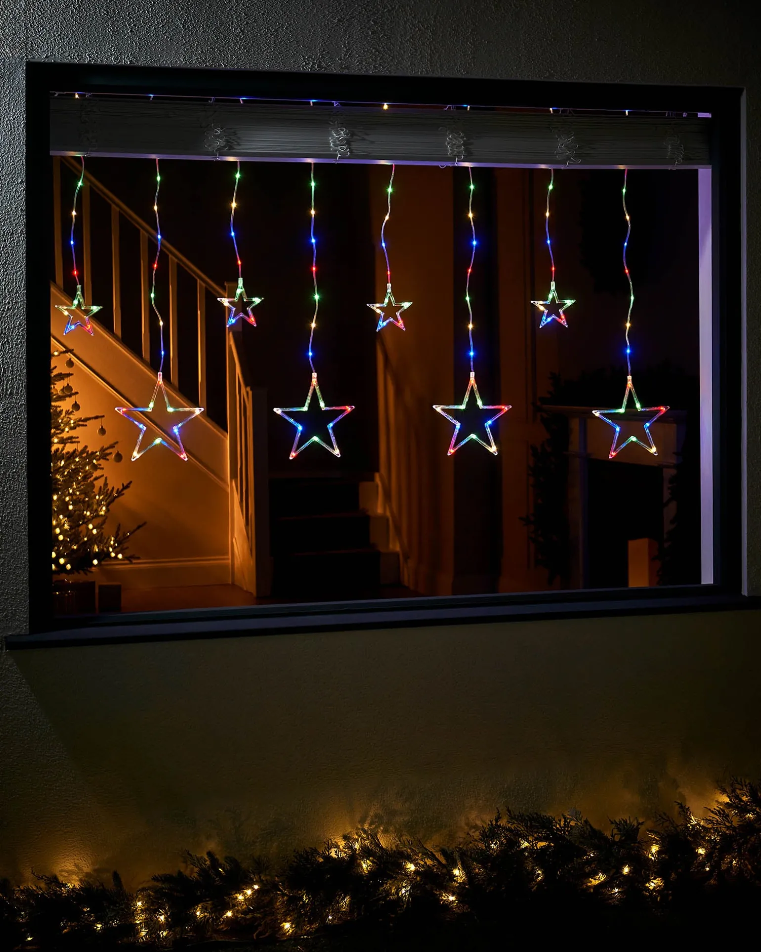 Star Silhouette Curtain Light, 2.1 M
