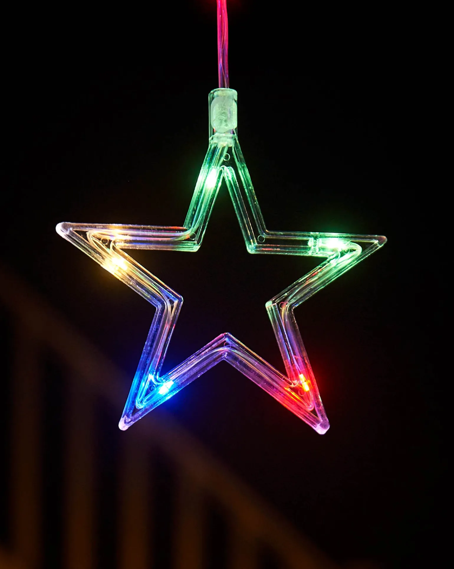 Star Silhouette Curtain Light, 2.1 M