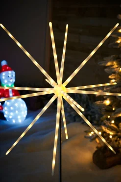Starburst Pathway Stake Light, Warm White, 98 Cm
