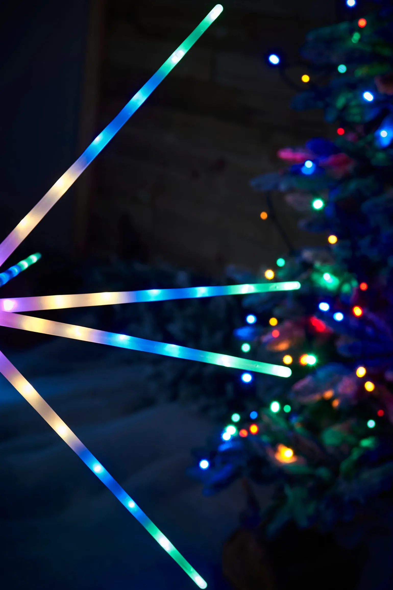 Starburst Pathway Stake Light, Multi-Coloured, 98 Cm