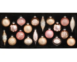 Sweet Harmony Glass Baubles, 20 Pack