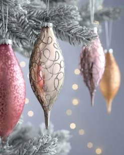 Sweet Harmony Glass Baubles, 5 Pack, 15 Cm